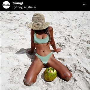Tringl Green bikini set